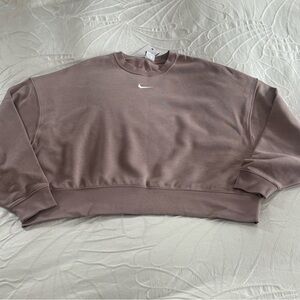 Nike Cropped Sweatshirt - Brand New